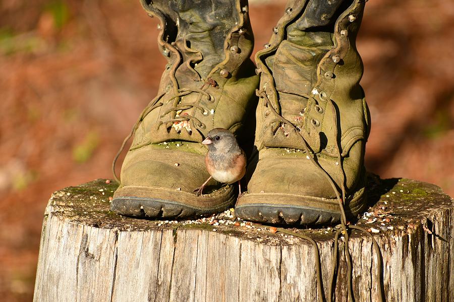 old work boots