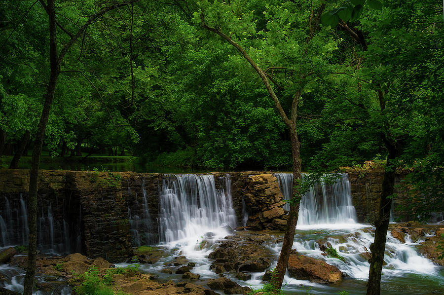 Oldest  Dam in Tennessee on Big Creek #1 Photograph by Dee Browning