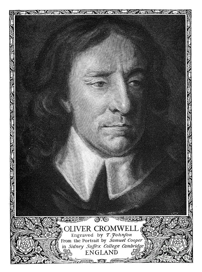 Oliver Cromwell 1599-1658, Lord #1 Drawing by Print Collector