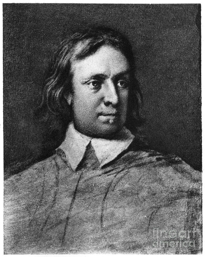 Oliver Cromwell, English Military #1 Drawing by Print Collector