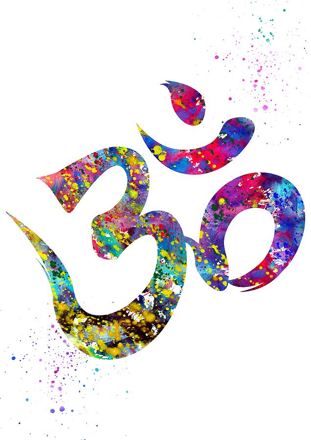Om Digital Art - Om, Mantra 1 by Erzebet S Om Digital Art - Om, Mantra 1 by Erzebet S