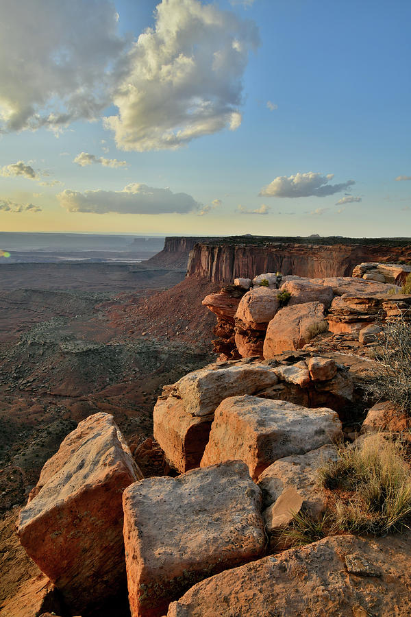 Orange Cliffs Sunset in Canyonlands NP #1 Photograph by Ray Mathis