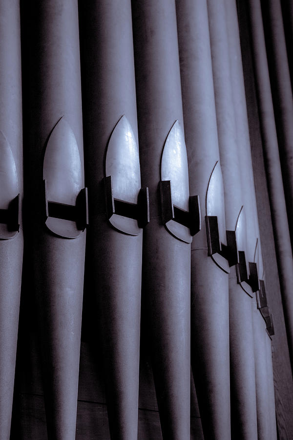 Music Photograph - Organ Pipes #1 by W Chris Fooshee