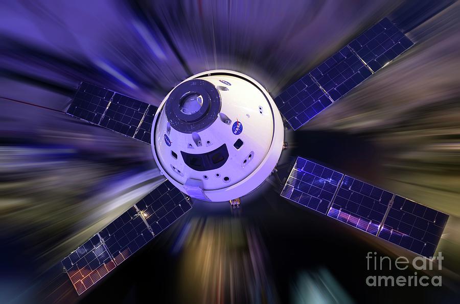 Orion Spacecraft With Esa Service Module #1 Photograph by Detlev Van Ravenswaay/science Photo Library
