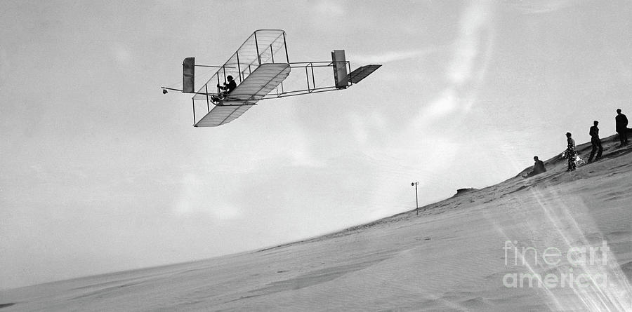 Orville Wright Gliding #1 Photograph by Bettmann
