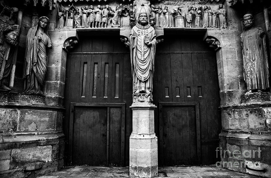 Our Lady of Reims - Exterior Doors #1 Photograph by Doc Braham