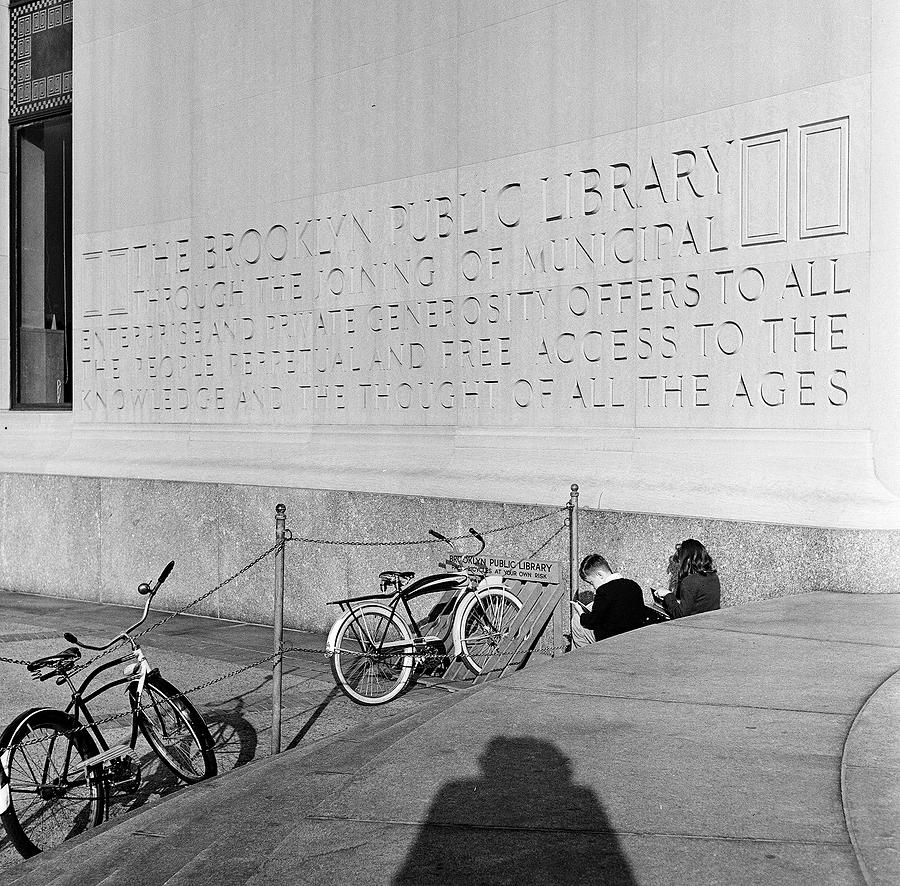 Outside The Brooklyn Public Library #1 Photograph by Rae Russel