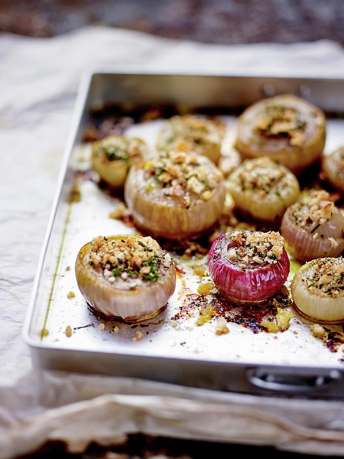 Oven-roasted Onions Photograph by Amiel - Fine Art America