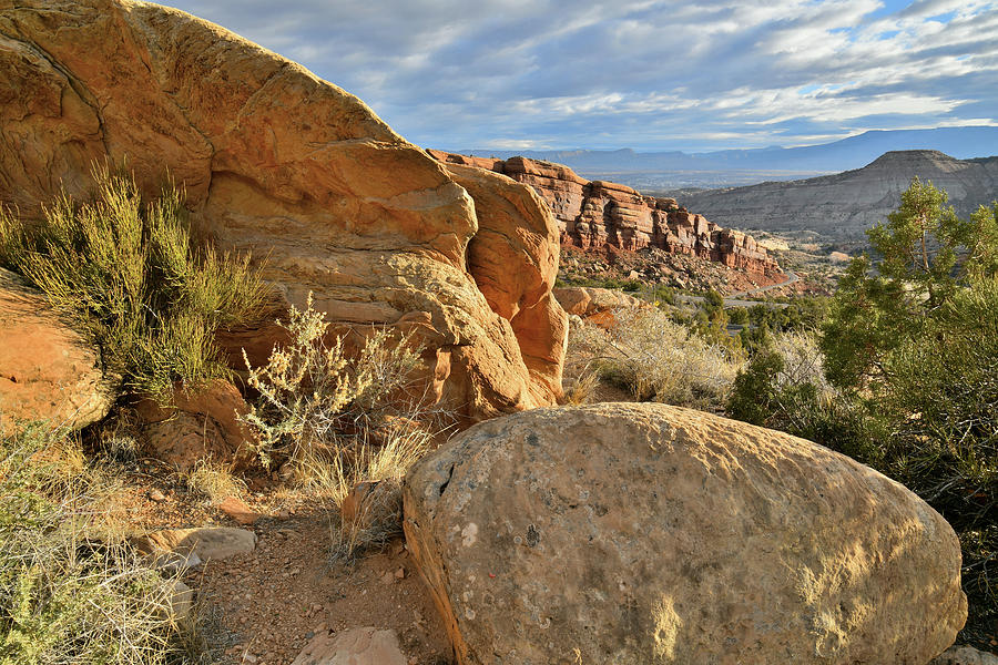 Overlooking East Entrance of Colorado National Monument #1 Photograph by Ray Mathis