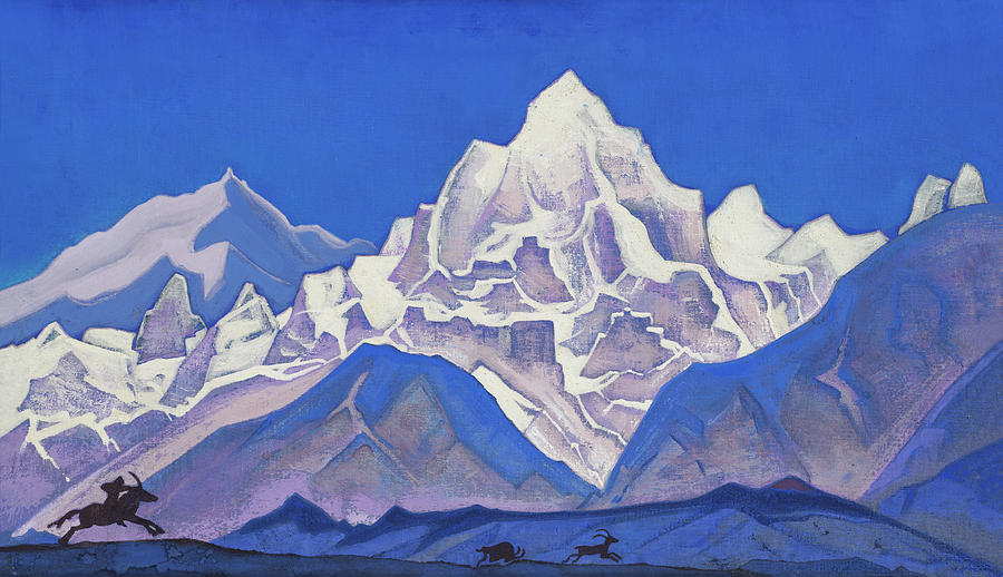 Nicholas Roerich Painting - Oxota #1 by Nicholas Roerich