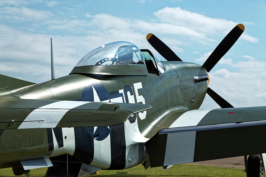 P-51 mustang Frenesi #1 Photograph by Ian Merton