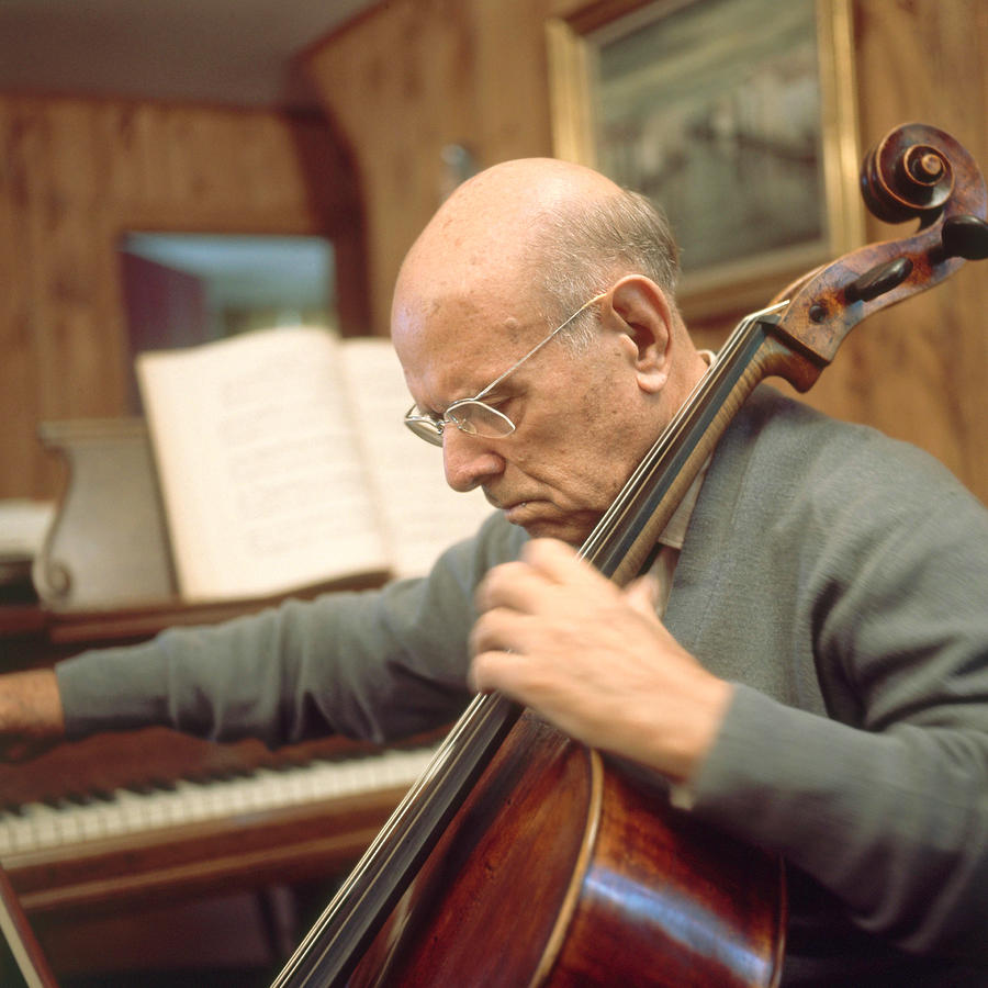 Pablo Casals #1 Photograph by Erika Stone