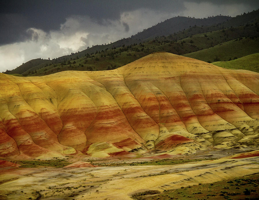 Painted Hills Storm #1 Photograph by Jean Noren