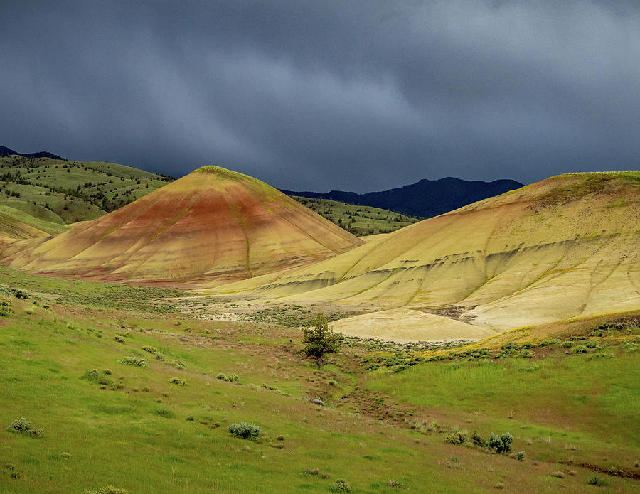 Painted Hills Weather #1 Photograph by Jean Noren