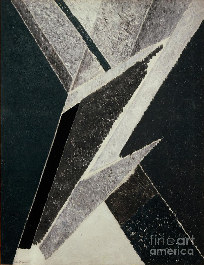 Painterly Composition, 1921. Artist #1 Drawing by Heritage Images