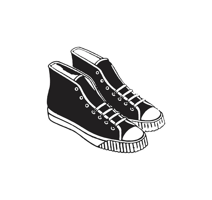Basketball Shoes Coloring Page - Get Coloring Pages
