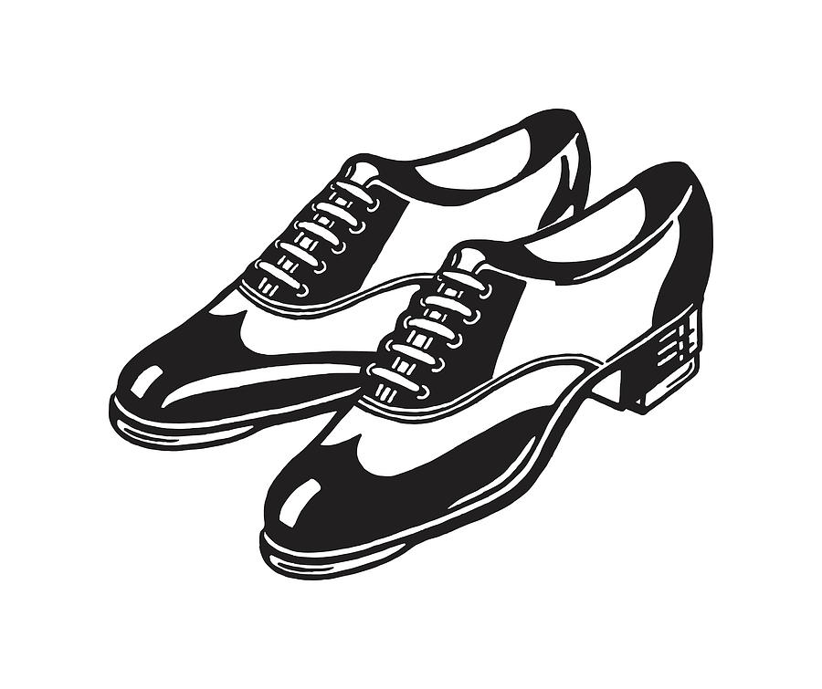 Pair of shiny patent leather shoes Drawing by CSA Images - Fine Art America