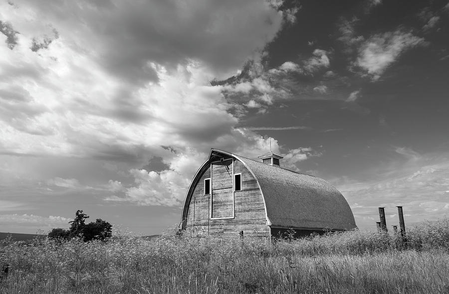 Farm Photograph - Palouse Barn 9652 #1 by Bob Neiman