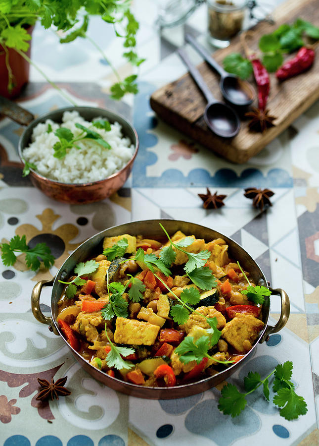 Paneer With Wegetables india #1 Photograph by Dorota Indycka