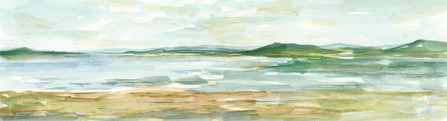 Landscape Painting - Panoramic Seascape I #1 by Ethan Harper