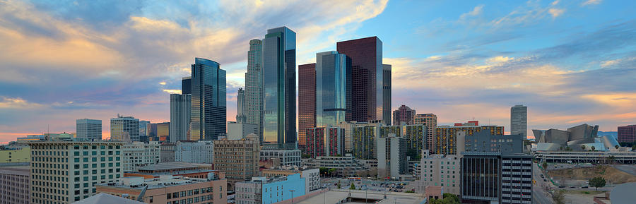 Panoramic View Of Downtown Los Angeles Photograph by Chrisp0 Panoramic View Of Downtown Los Angeles Photograph by Chrisp0
