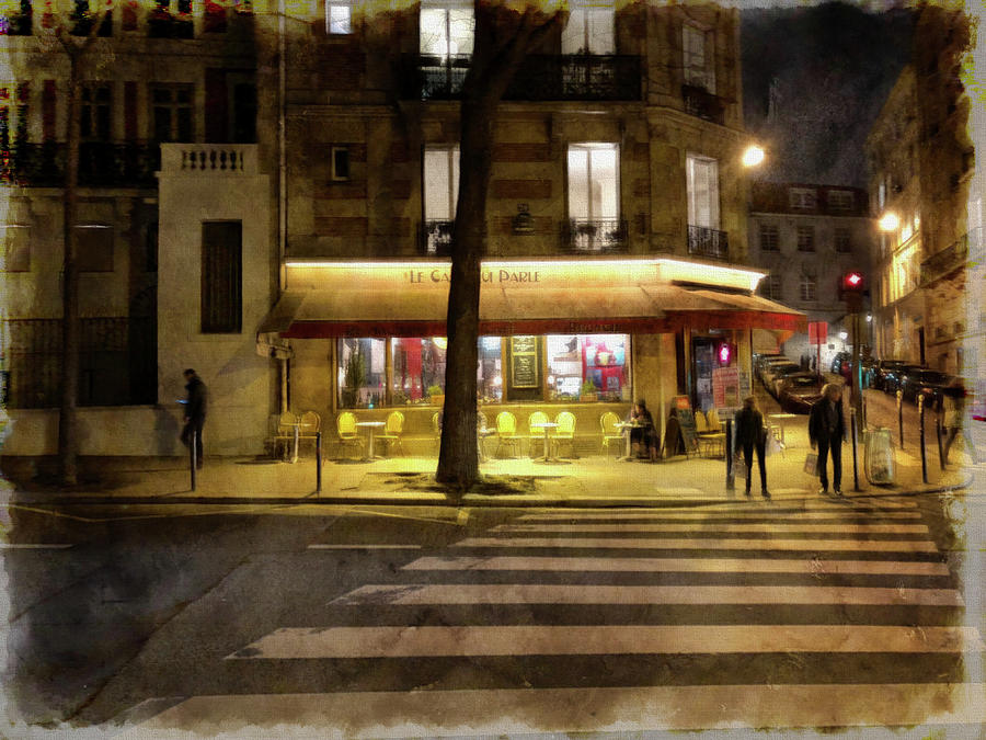 Paris Cafe #1 Photograph by Tom Reynen