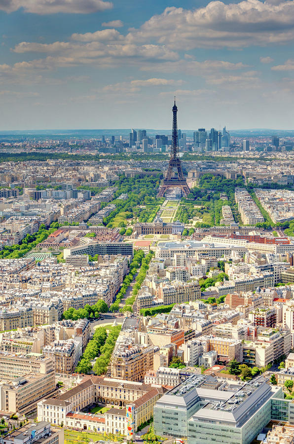 Paris from above Photograph by Mehdi G - Fine Art America