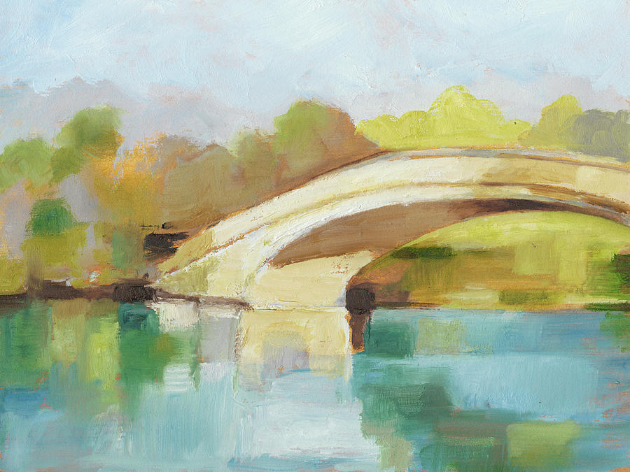 Landscape Painting - Park Bridge II #1 by Ethan Harper