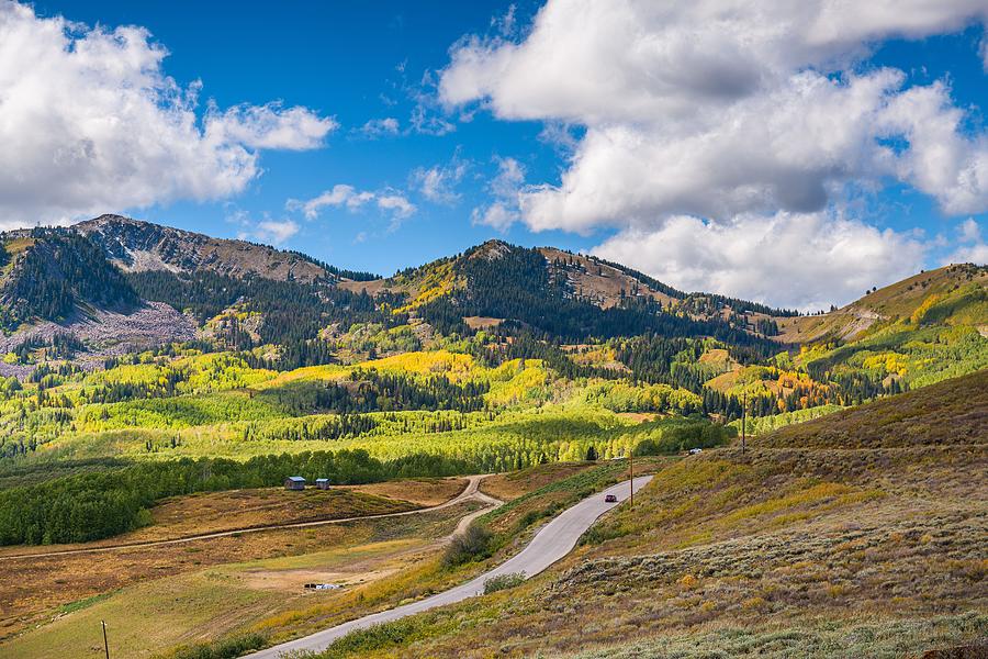Fall Photograph - Park City, Utah, Usa Scenic Landscape #1 by Sean Pavone