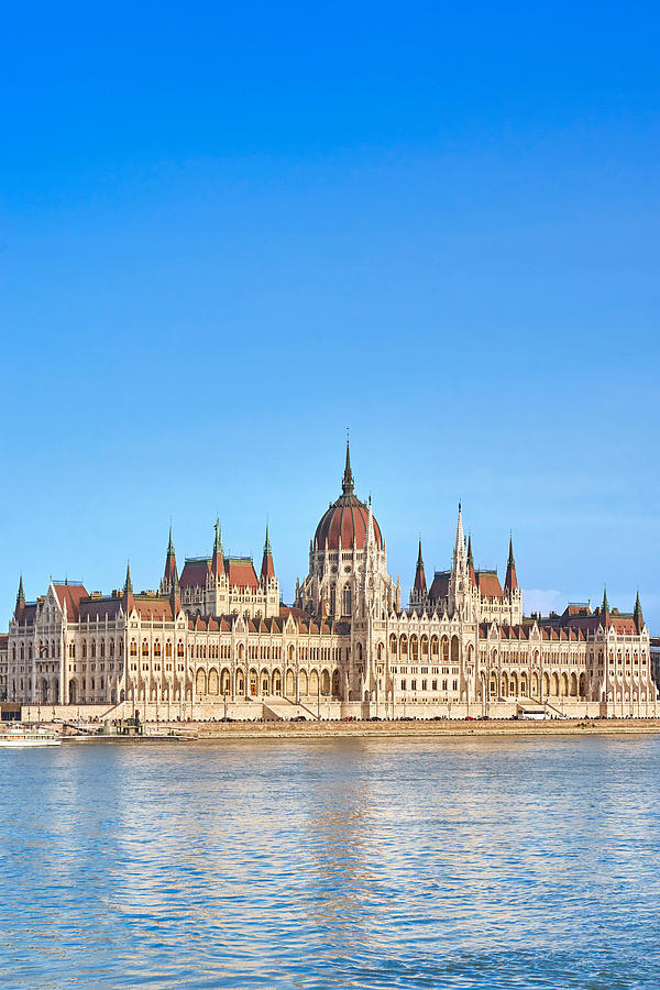 Architecture Photograph - Parliament Building, Budapest, Hungary #1 by Jan Wlodarczyk