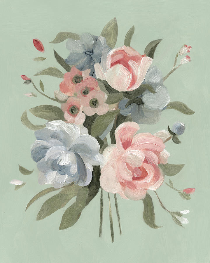 Pastel Bouquet II #1 Painting by Emma Scarvey