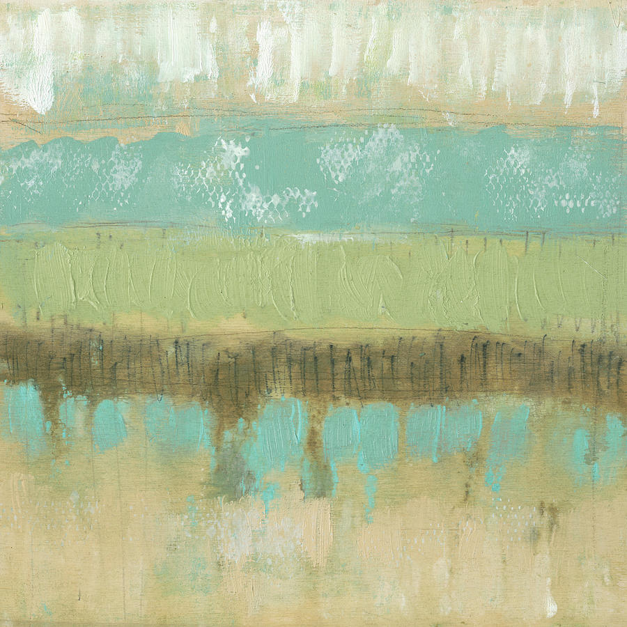 Pastel Textures II #1 Painting by Jennifer Goldberger