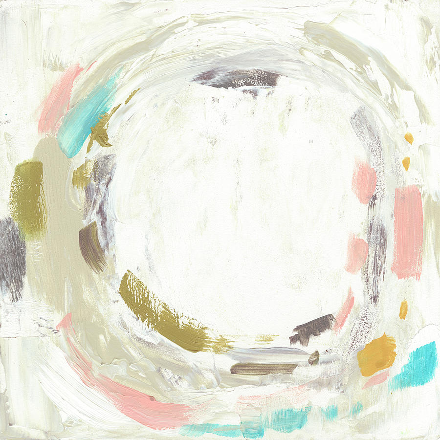 Pastel Wheel I #1 Painting by Jennifer Goldberger