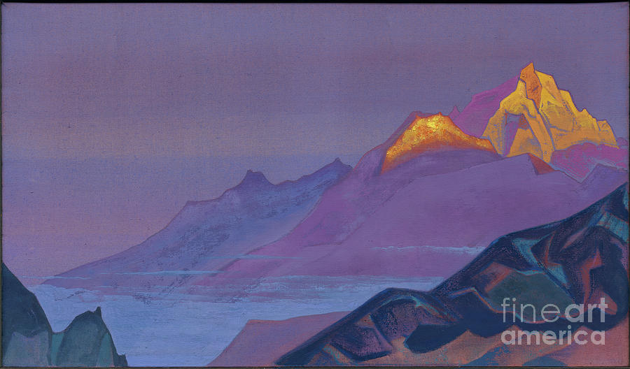 Path To Shambhala, 1933 Painting by Nicholas Roerich