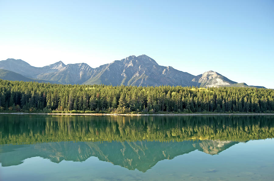 Patricia Lake, Jasper National Park Photograph by Liz Whitaker
