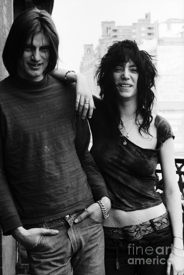 Patti Smith And Sam Shepard In Nyc #1 Photograph by The Estate Of David Gahr