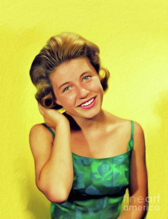 Patty Duke, Vintage Actress Painting