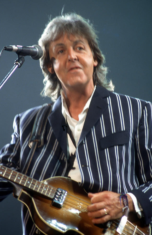Paul Mccartney In Concert #1 Photograph by Mediapunch