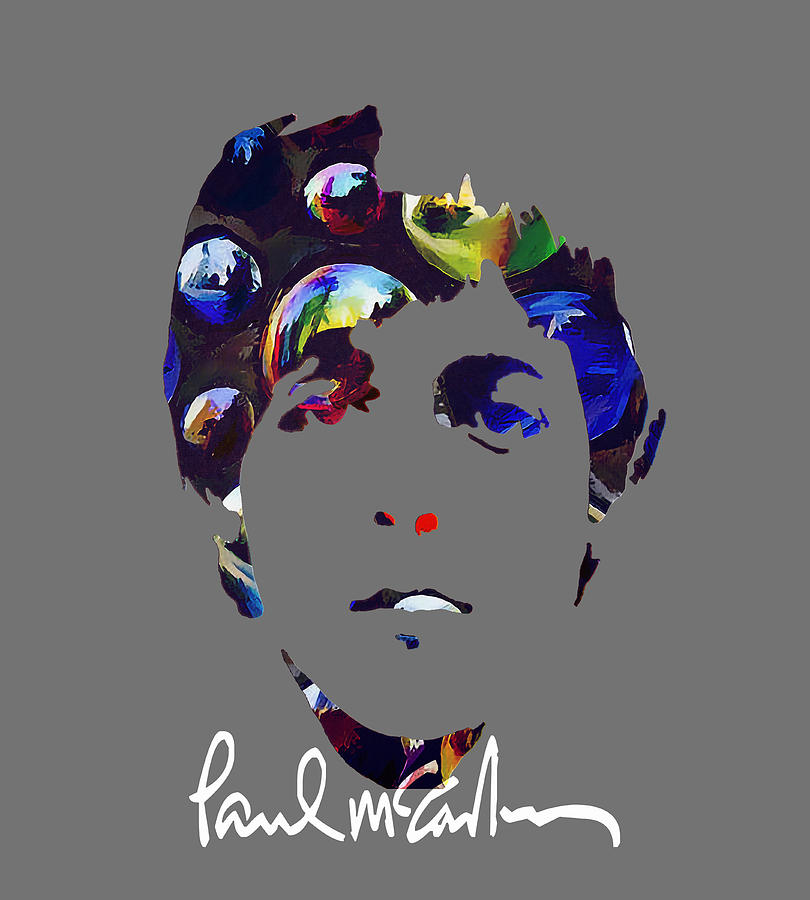 Paul McCartney #3 Mixed Media by Marvin Blaine