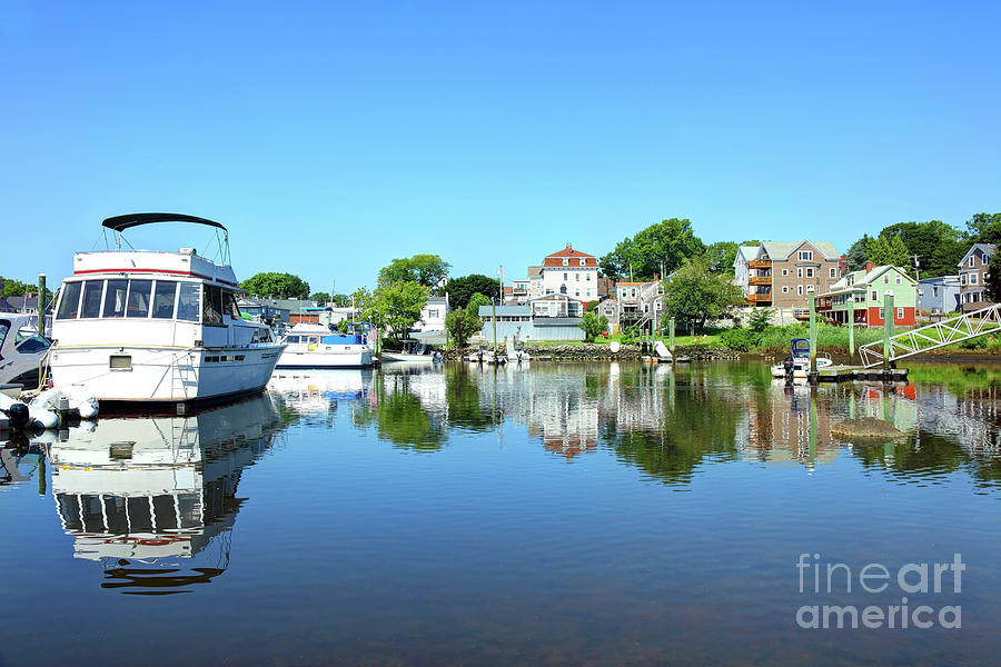 Pawtuxet Village in the cities of Warwick and Cranston Photograph by ...