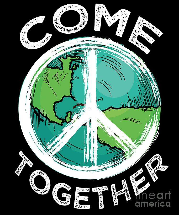 Peace Sign Hippie T-Shirt | Come Together Peace Sign Hippie T-Shirt | Come Together