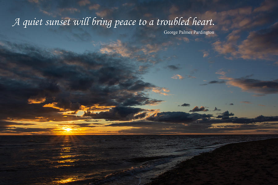 Peace to a Troubled Heart #1 Photograph by Douglas Wielfaert
