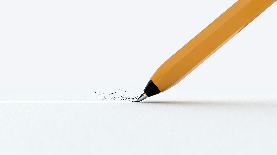 Pen Digital Art - Pen Drawing Line #1 by Allan Swart