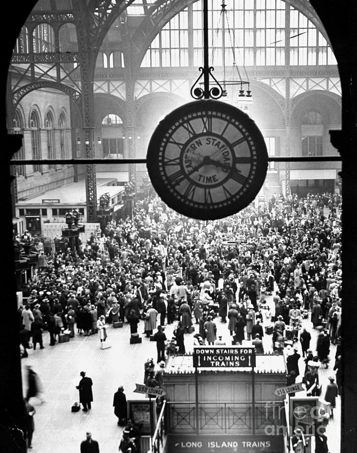 Pennsylvania Station In New York City Photograph by New York Daily News Archive