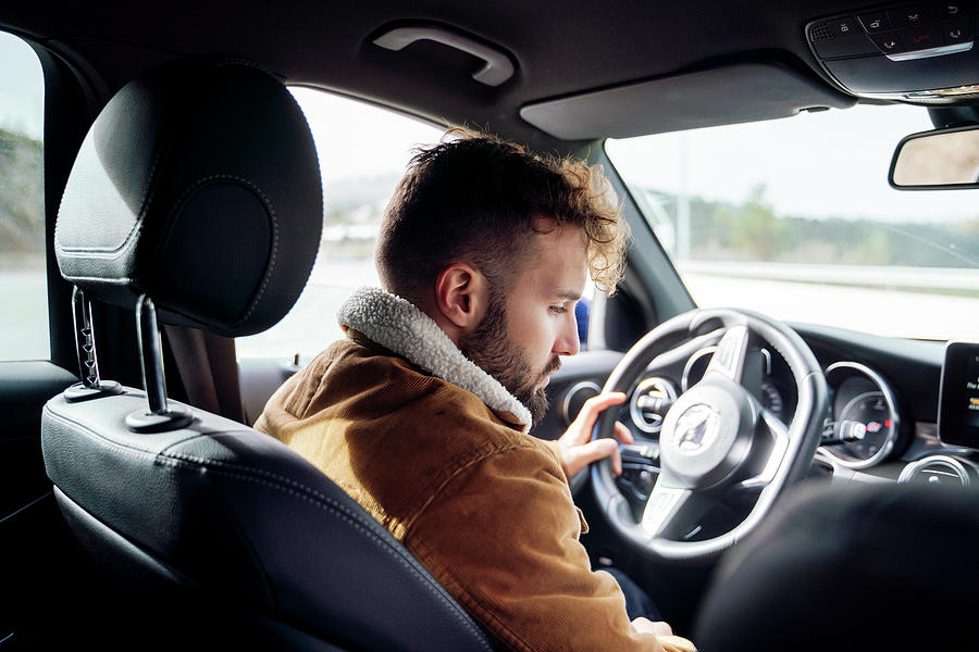 Person Driving A High-end Car Photograph by Cavan Images | Fine Art America