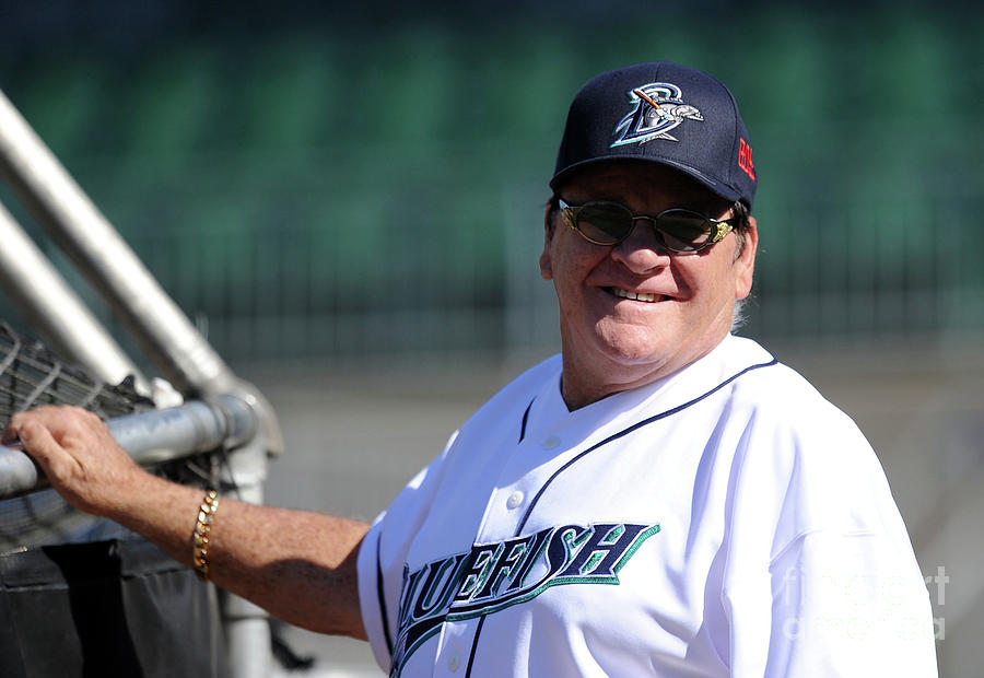 Pete Rose Manages The Bridgeport Photograph by Christopher Pasatieri Pete Rose Manages The Bridgeport Photograph by Christopher Pasatieri