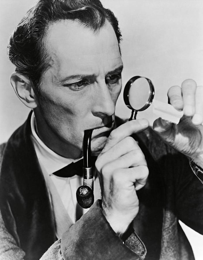 Sherlock Holmes Photograph - PETER CUSHING in THE HOUND OF THE BASKERVILLES -1959-. #1 by Album