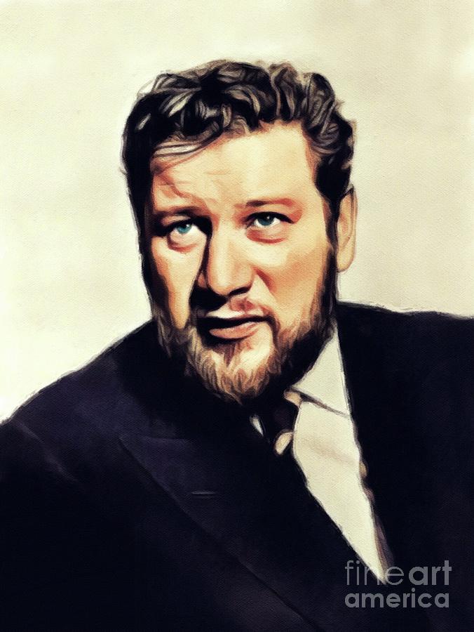 Peter Ustinov Actor Painting By Esoterica Art Agency