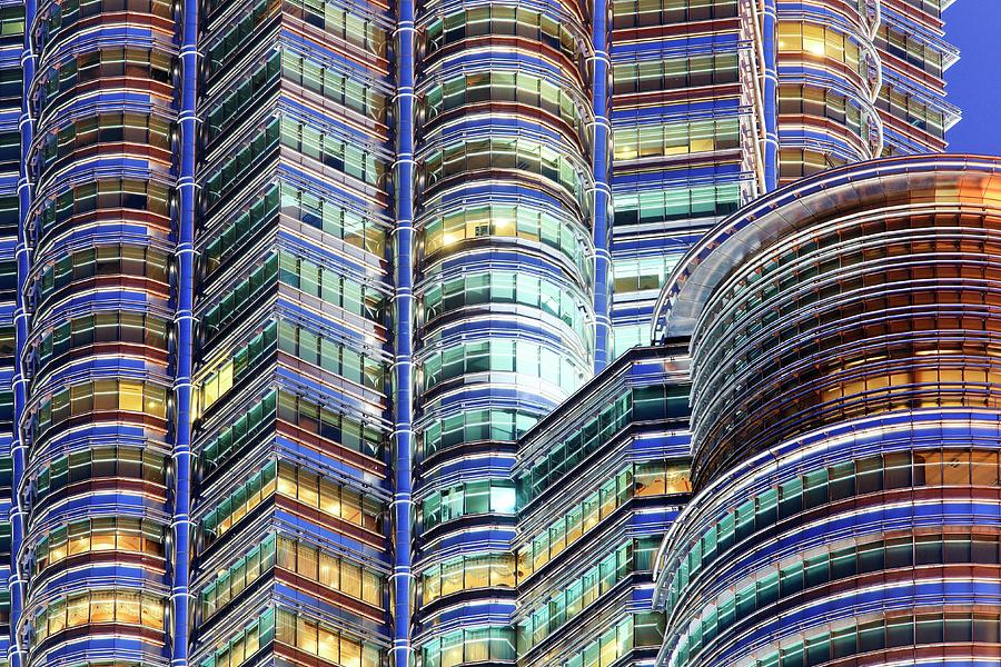 Petronas Towers, Kuala Lumpur, Malaysia #1 Digital Art by Luigi Vaccarella