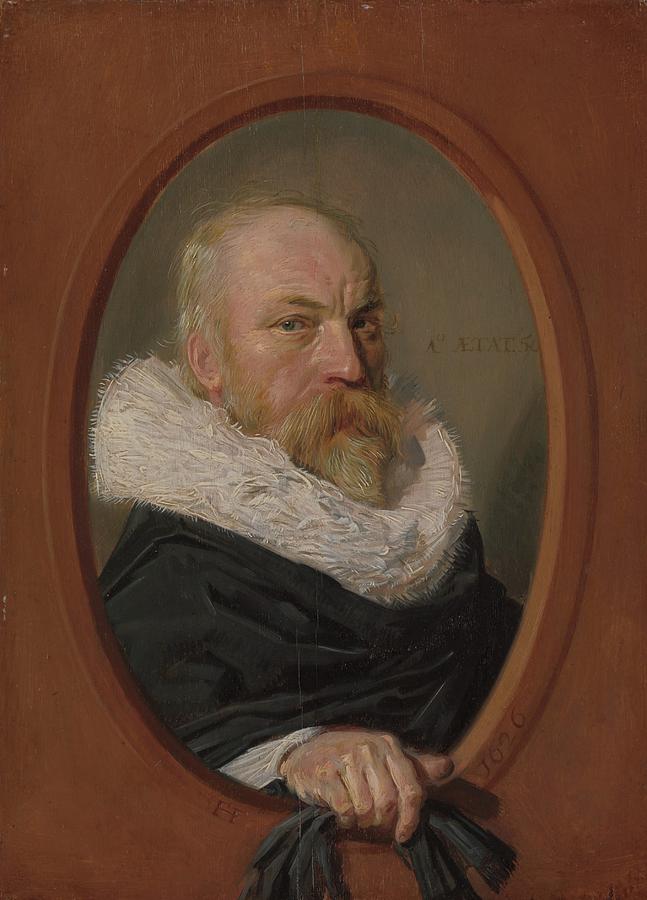 Portrait Painting - Petrus Scriverius by Frans Hals